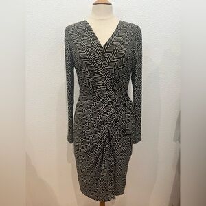 Jones New York‎ Size 4 Faux Wrap Dress.
